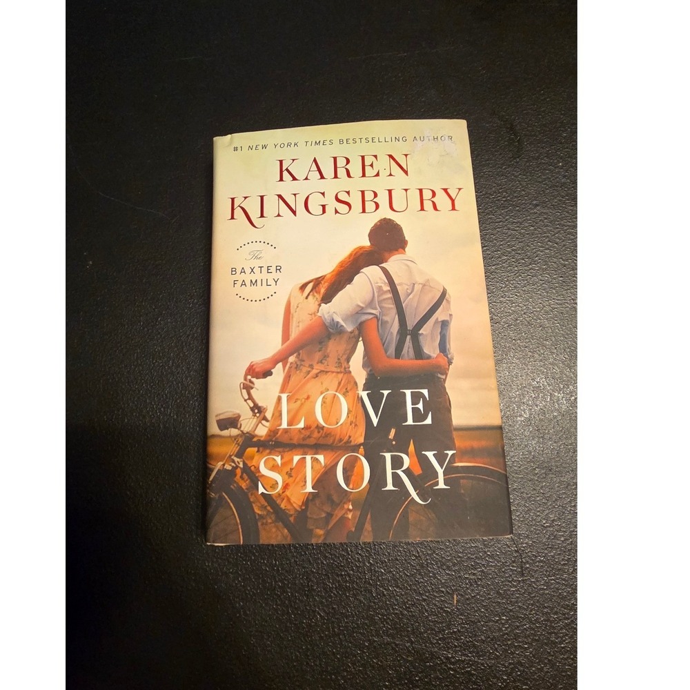 Love Story Karen Kingsbury Baxter Family Christian Romance Hardcover Book